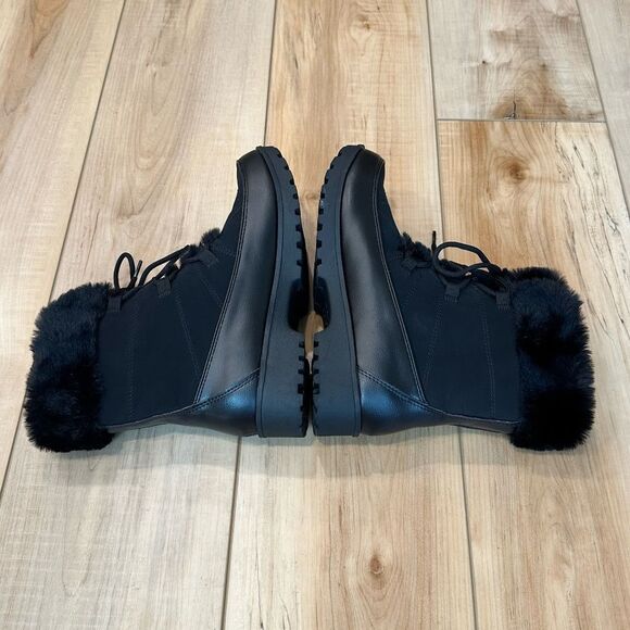 EUC JBU Colorado Women's Faux Fur Outdoor All-Terrain Winter Boot Black Size 8 - Picture 6 of 15
